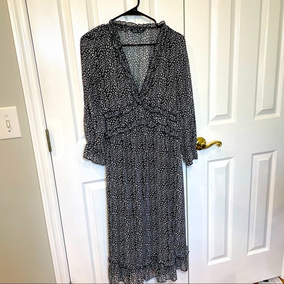 Leopard print midi dress - Picture 1 of 6